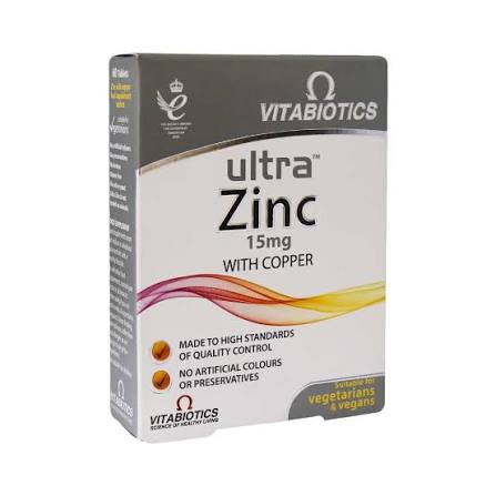 ویتابیوتیک اولترا زینک 60 قرص
